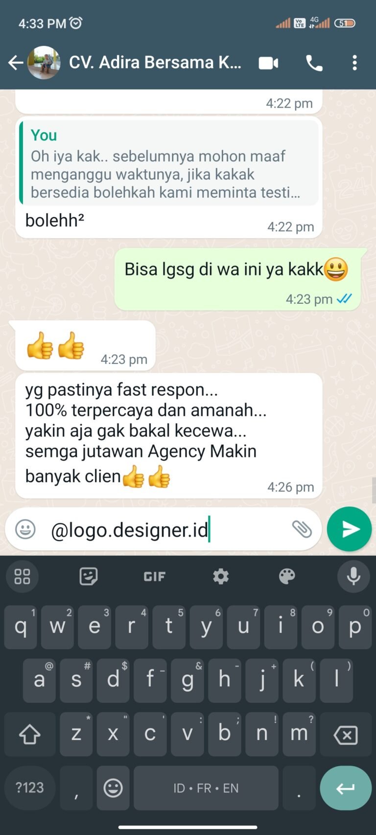 CV ADIRA BERSAMA