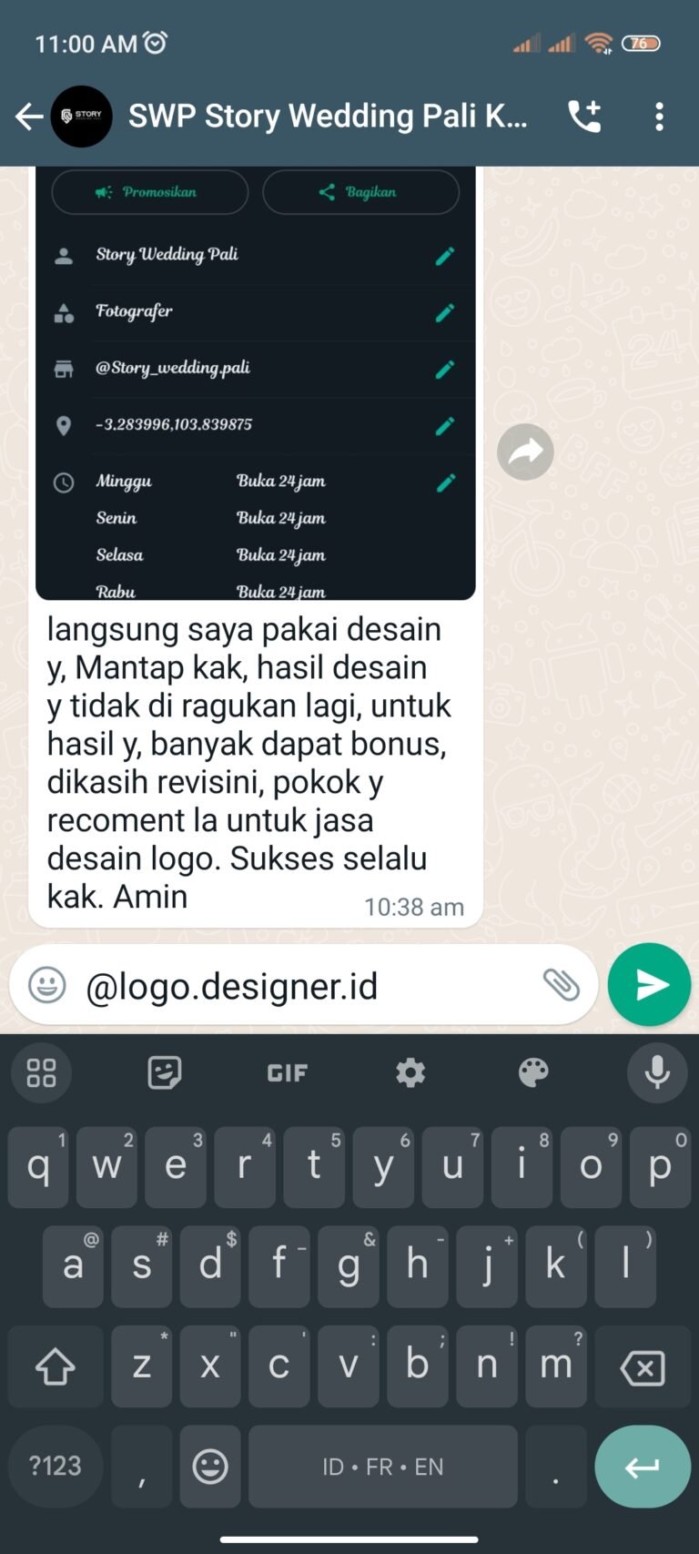 SWP STORY WEDDING PALI