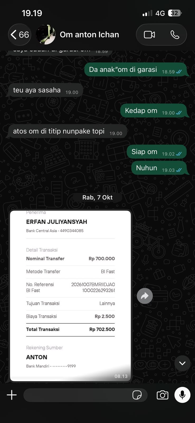 Foto testimoni pelanggan 6